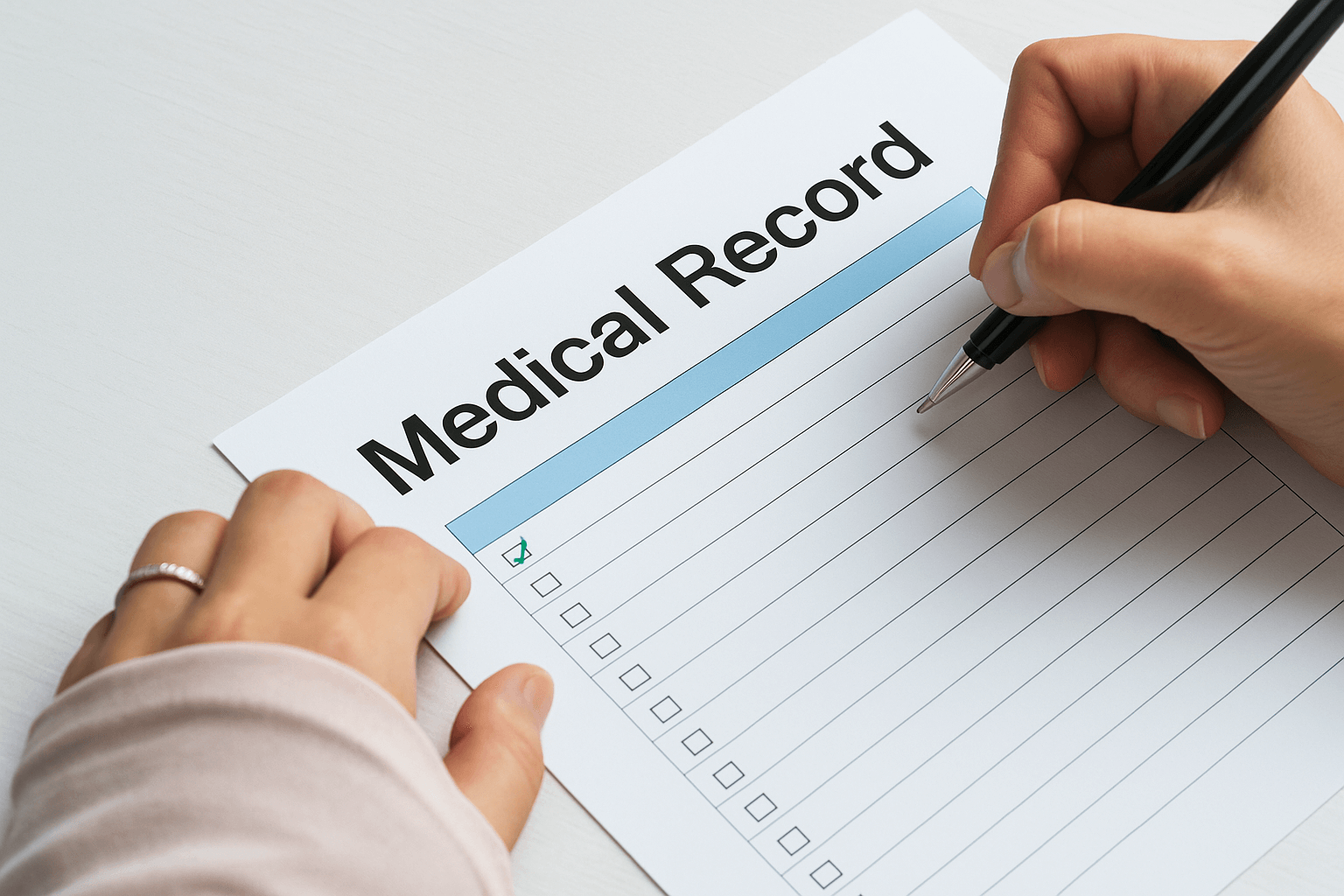 Registro médico profesional - Documentación y certificación